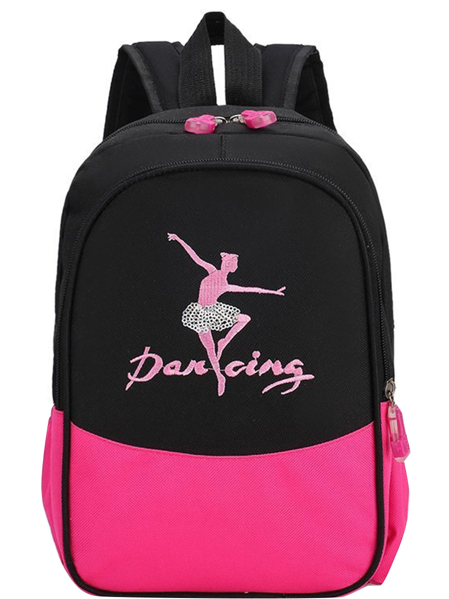 Рюкзак Multibrand, размер Единый школа, цвет розовый B93-big black - фото 1