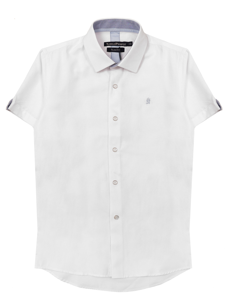 Рубашка Noble People, размер 9, цвет белый 18603-164-5 - фото 7