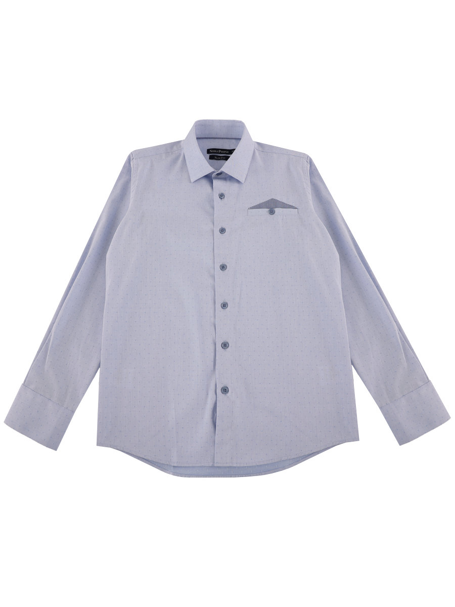Рубашка Noble People, размер 10, цвет голубой 19003-478-19CEY - фото 4