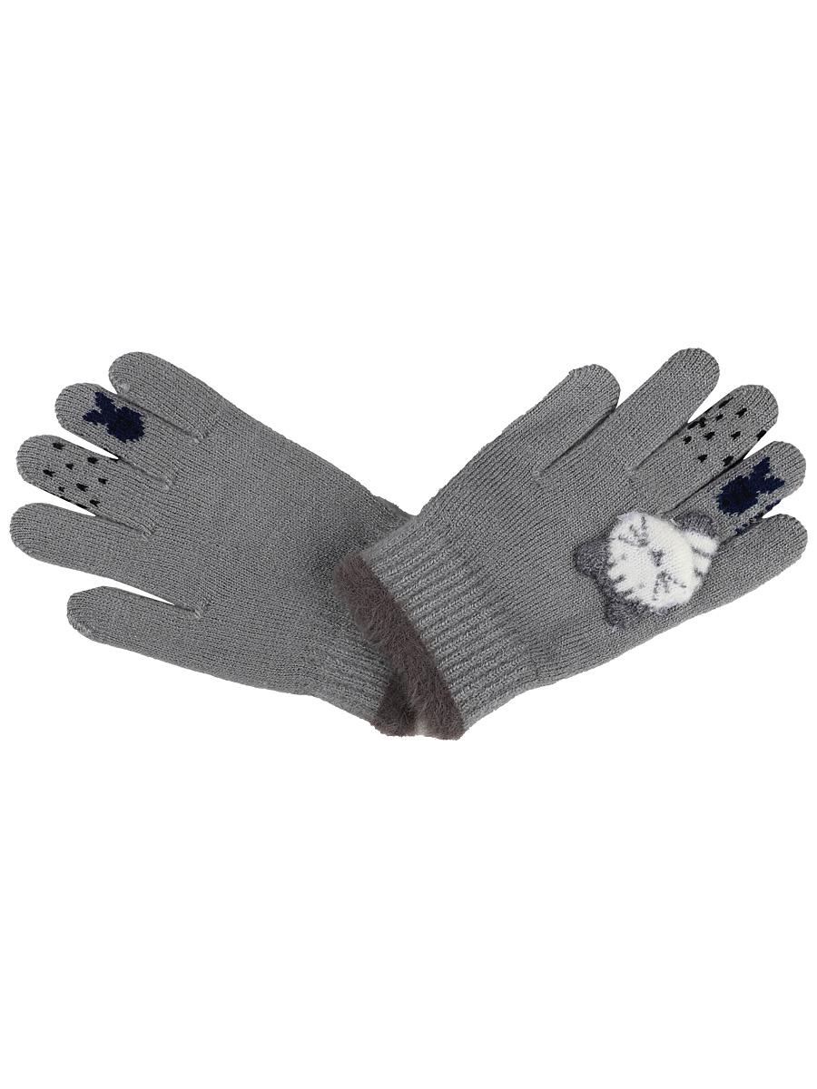 Перчатки Laddobbo, размер 6-8, цвет серый AP-37882-3-12 - фото 2