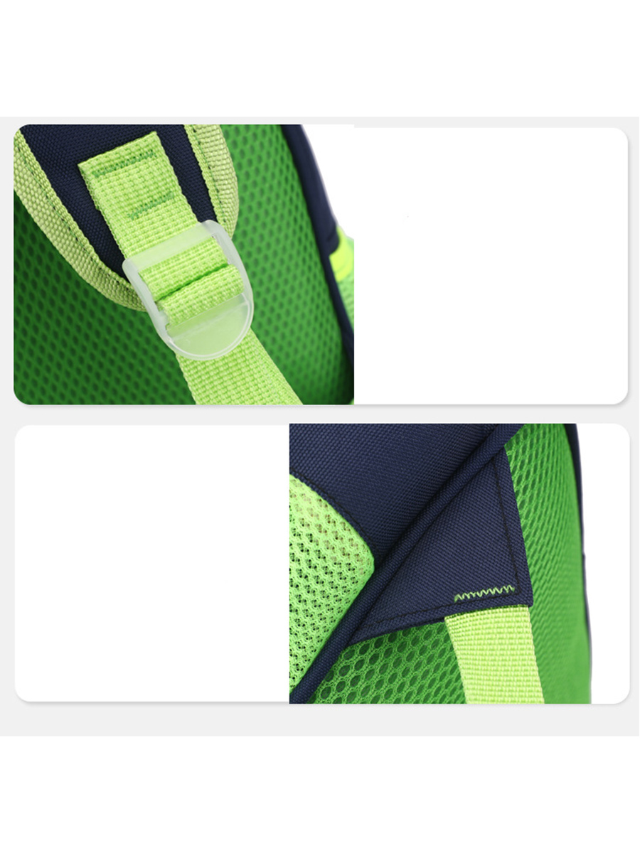 Рюкзак Multibrand, размер Единый Neo/Baby, цвет зеленый MRB/119u-dino - фото 11