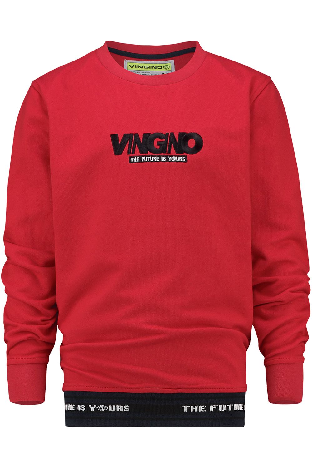 Свитшот Vingino, размер 116, цвет красный SS20KBN34001 - фото 1