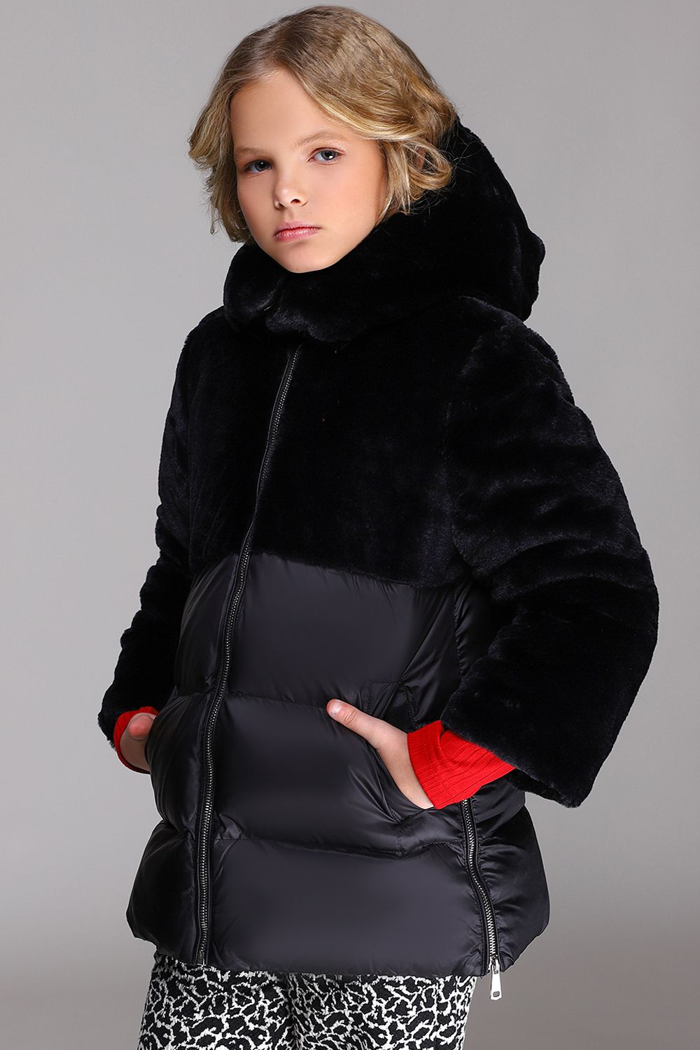 Куртка To Be Too, размер 4 года, цвет черный TF19987 - фото 1