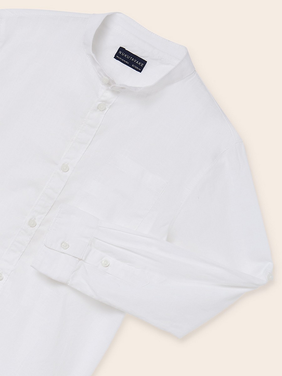 Рубашка Mayoral, размер 160, цвет белый 6.115/77 - фото 6