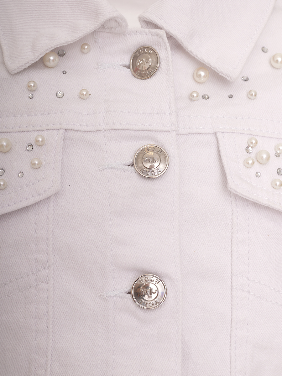 Пиджак Y-clu', размер 10, цвет белый Y19010 - фото 6