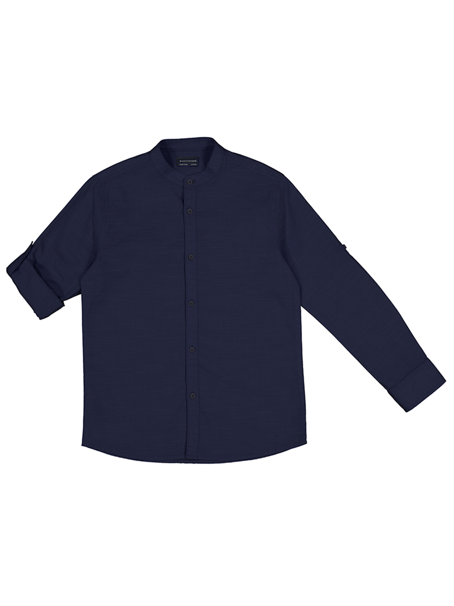 Рубашка Mayoral, размер 152, цвет синий 6.121/45 - фото 1