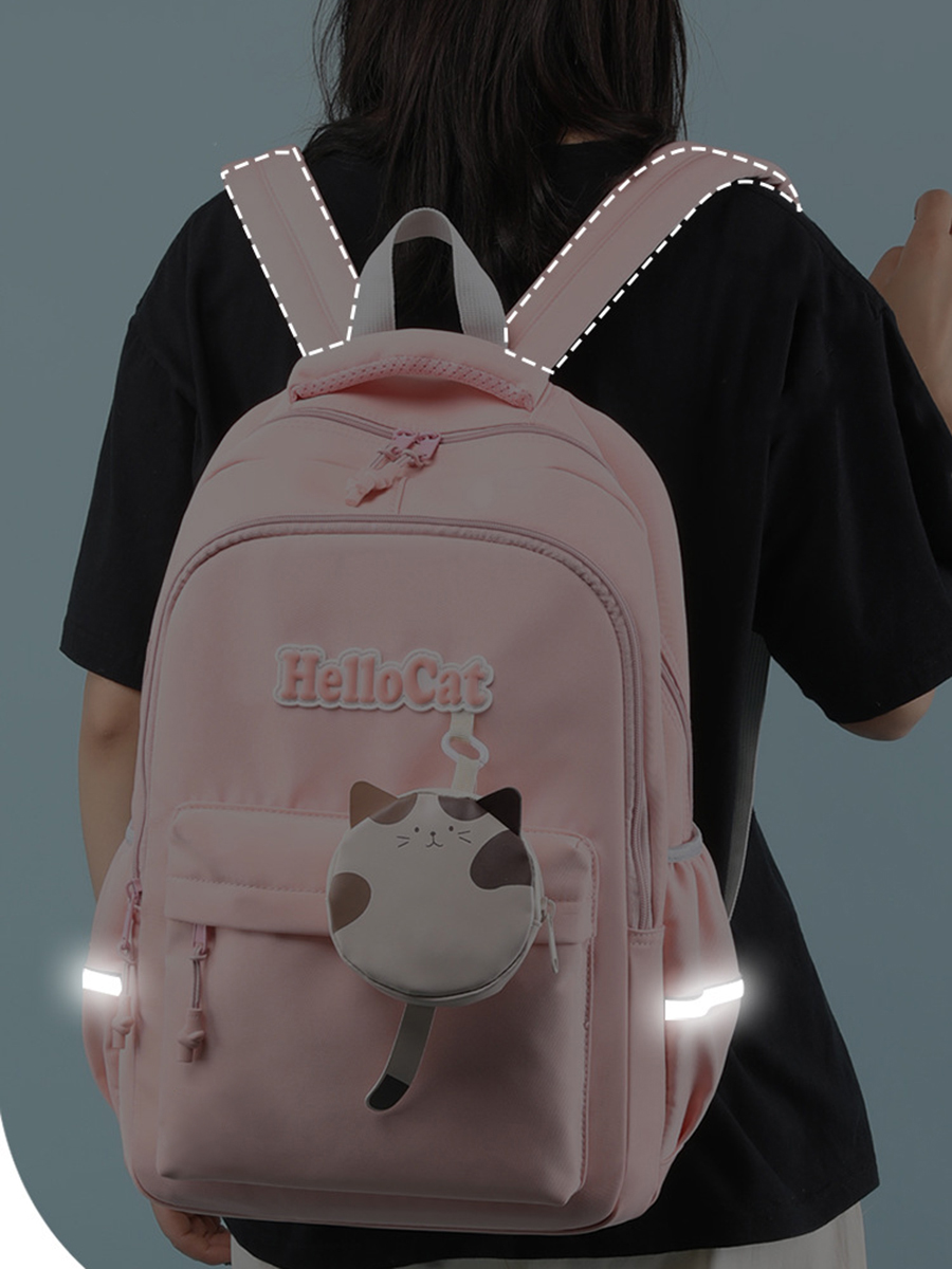 Рюкзак Multibrand, размер Единый школа, цвет розовый XYF1359-pink - фото 10