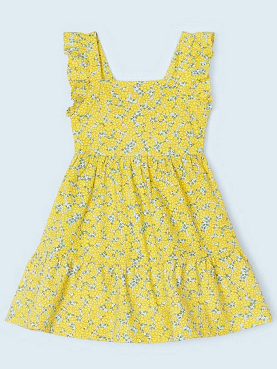 Платье Mayoral, размер 4 года, цвет желтый 3.942/50 - фото 3