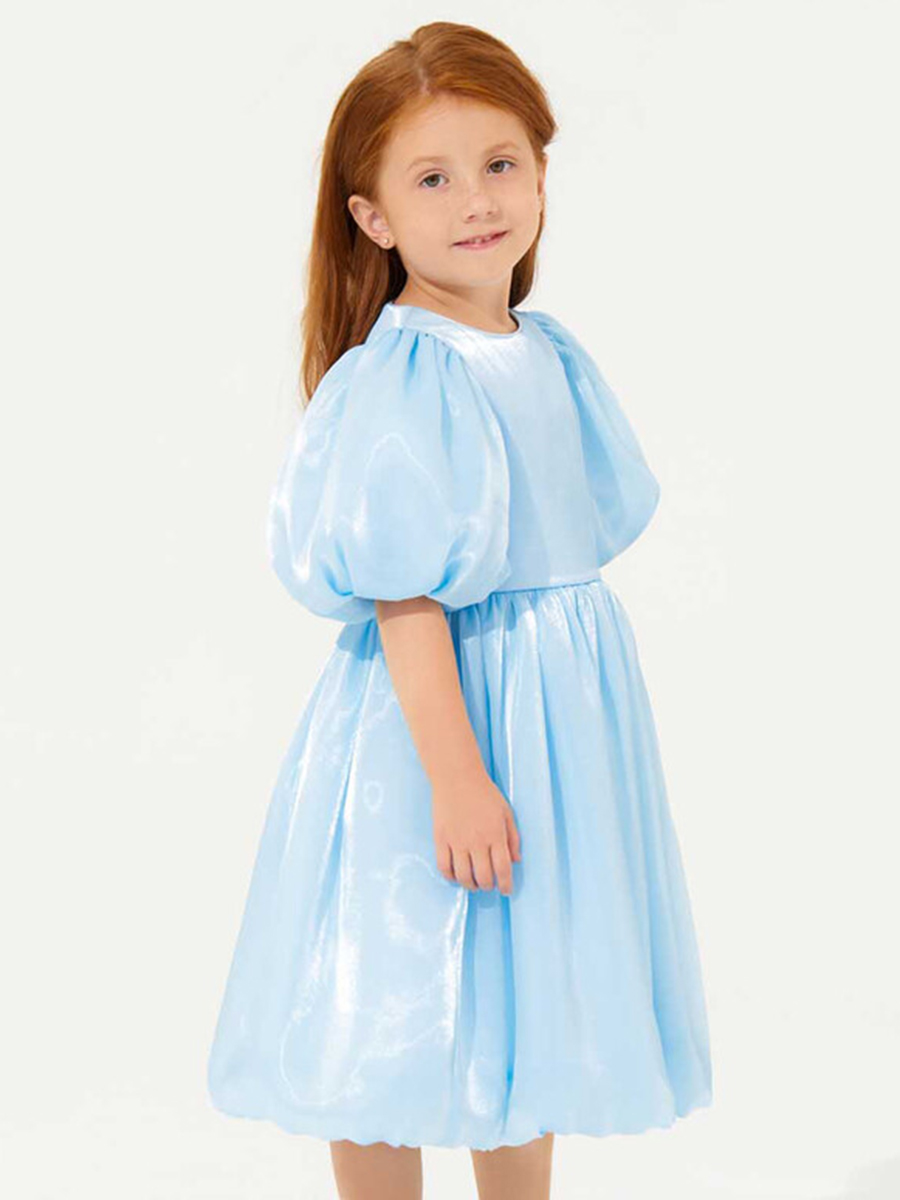 Платье Смена, размер 7, цвет голубой 23602 - фото 1