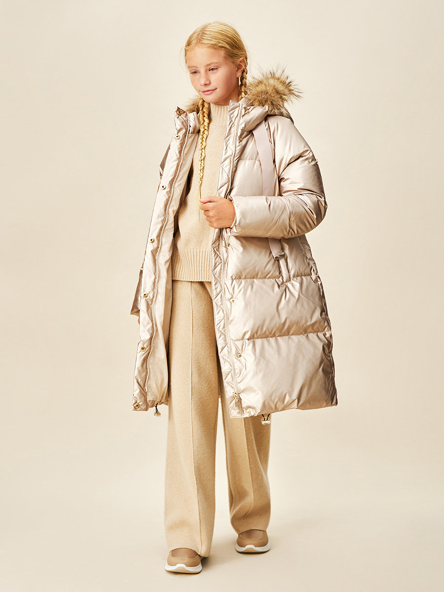 Пальто пальто двусторонее для девочки