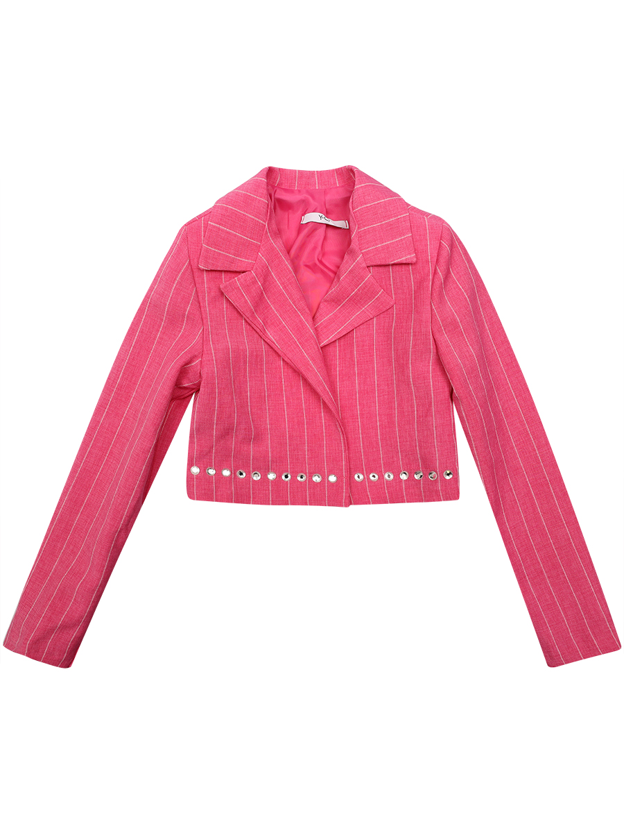 Пиджак Y-clu', размер 8, цвет розовый Y21084 - фото 3