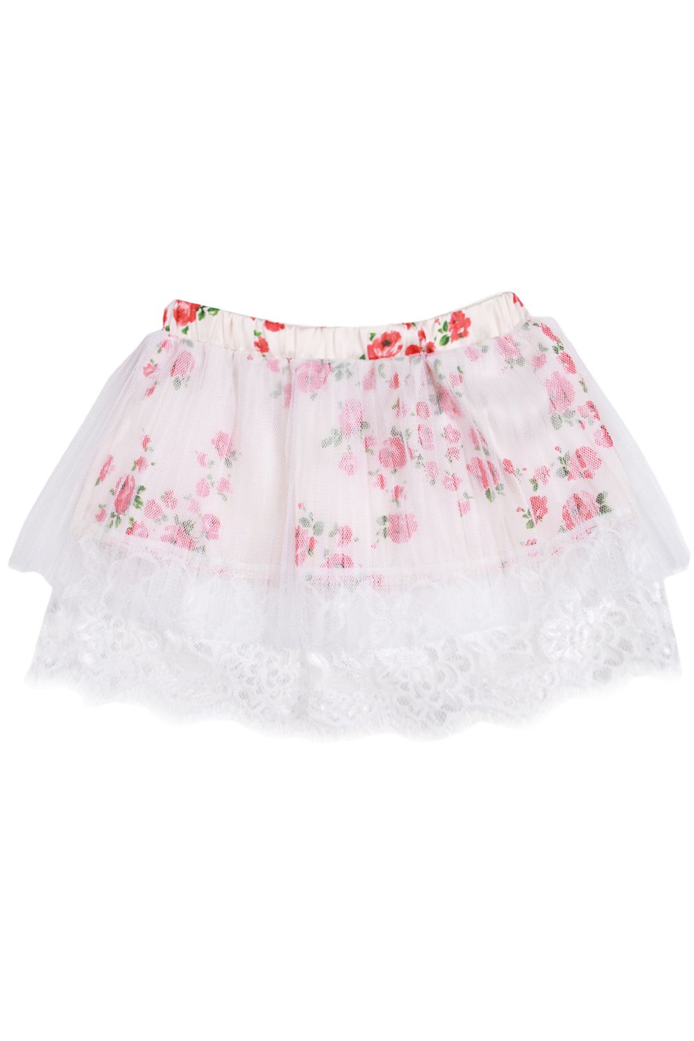 ⭐ Купить юбка для девочки «Gaialuna», белый, артикул GE520255 в ...