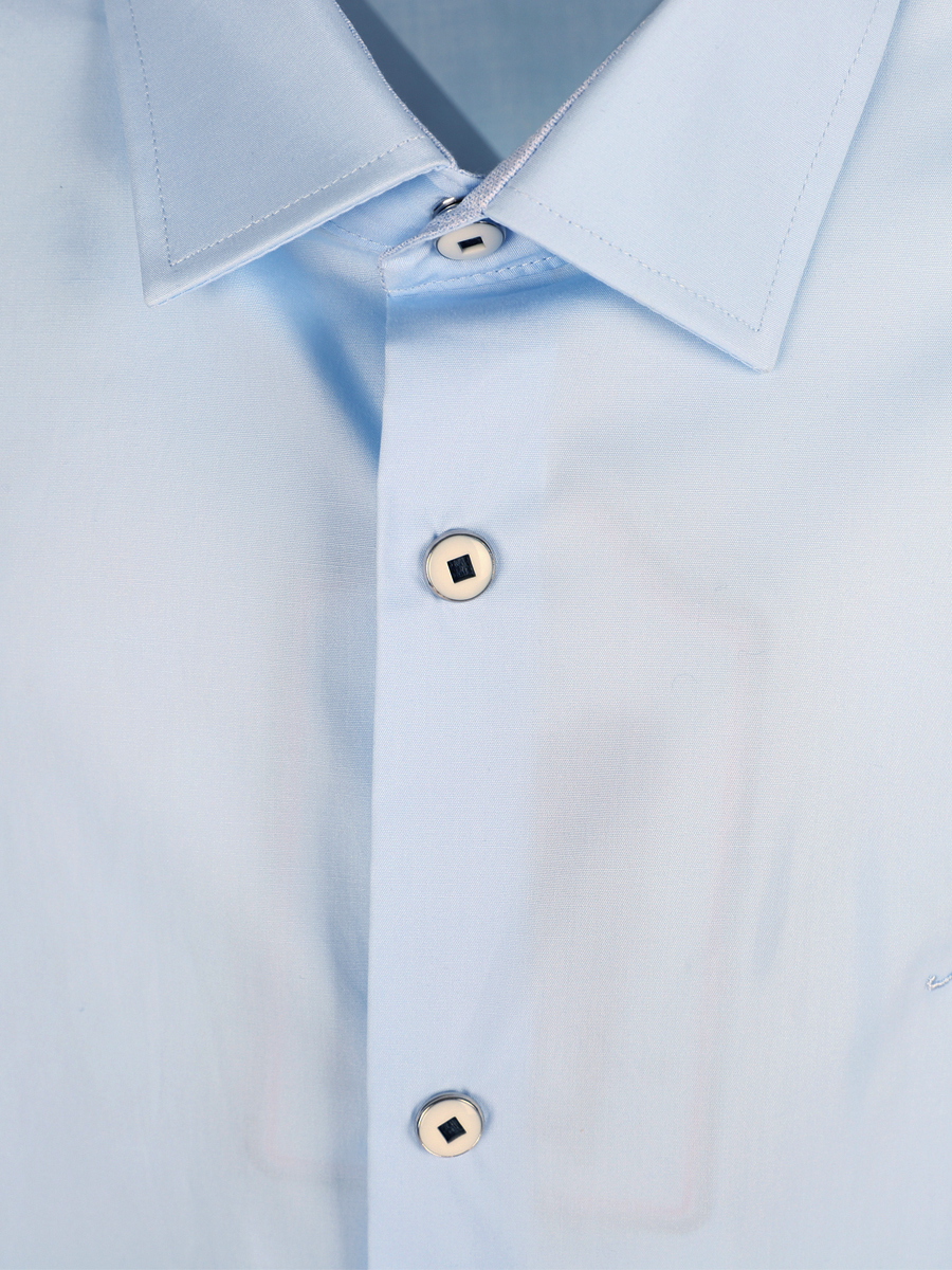Рубашка Noble People, размер 146, цвет голубой 19003-450 - фото 5