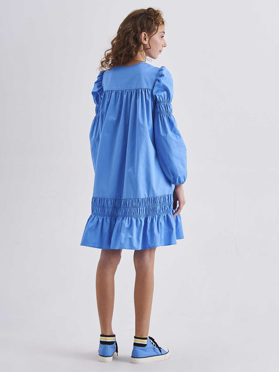 Платье Смена, размер 12, цвет голубой 43013 - фото 3