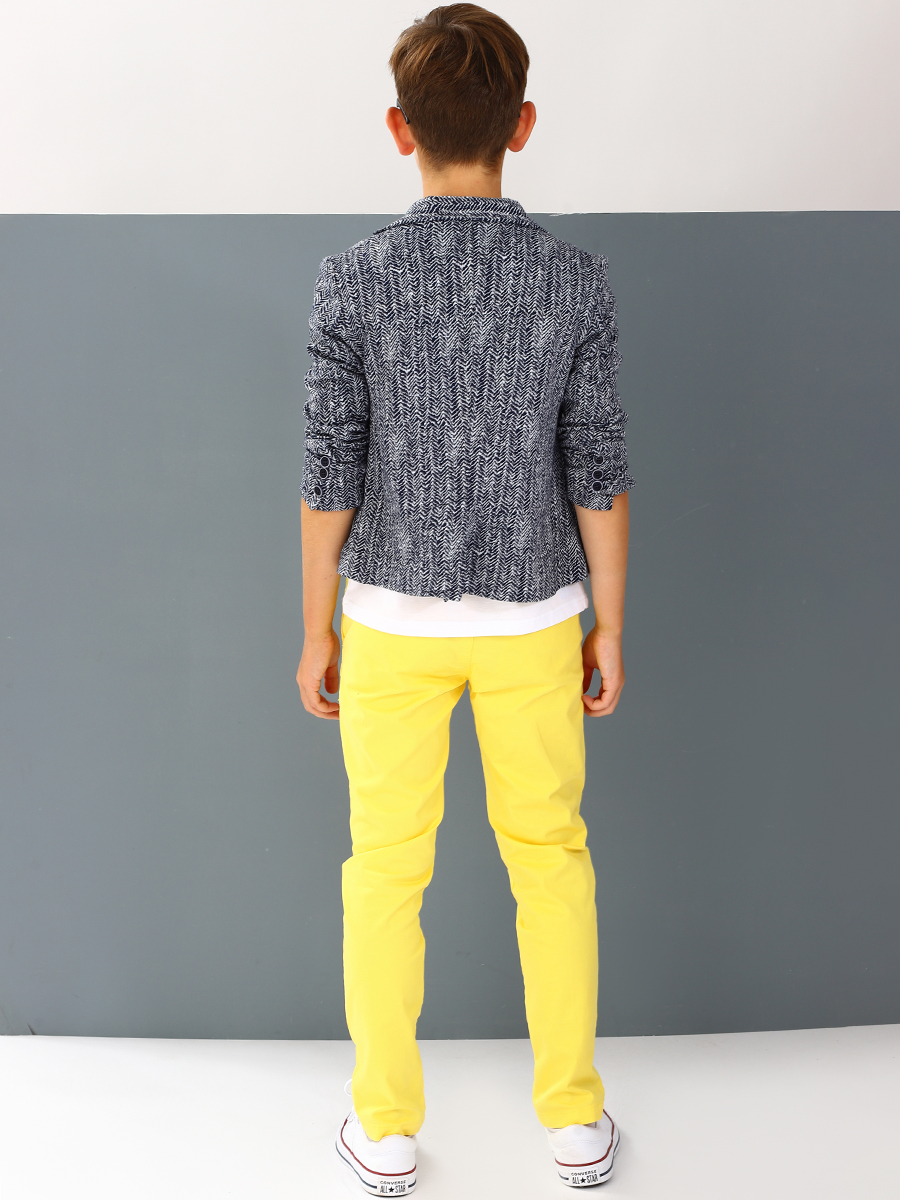 Пиджак Y-clu', размер 128, цвет разноцветный BY7009 - фото 2