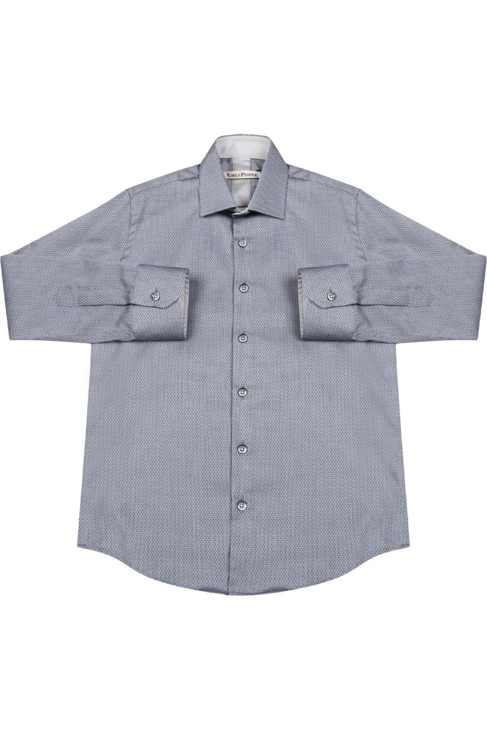 Рубашка Noble People, размер 122, цвет серый
