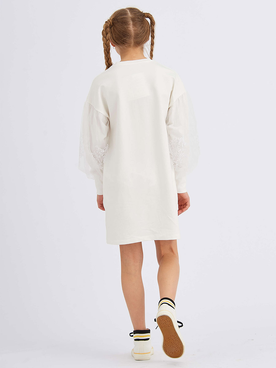 Платье Смена, размер 12, цвет белый 42127 - фото 2