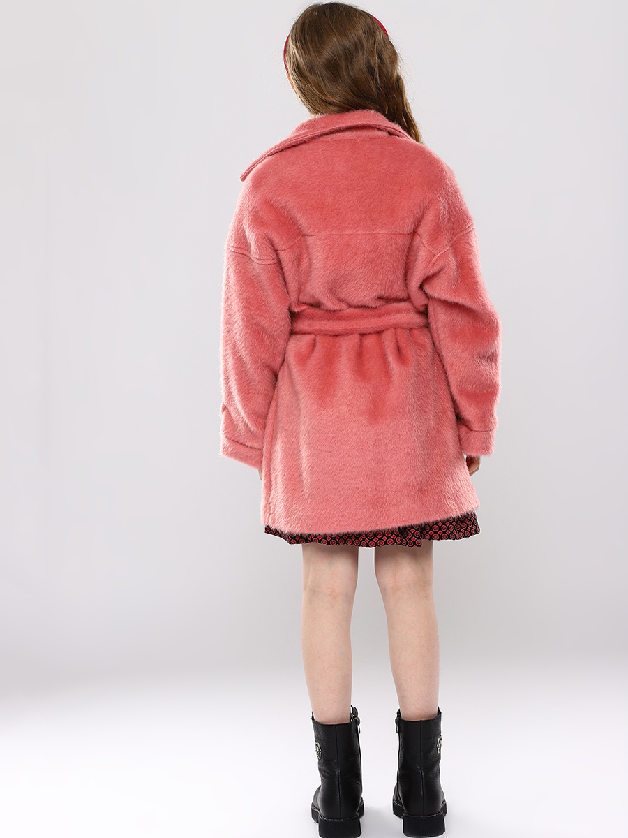 Пальто Y-clu', размер 164, цвет розовый Y16238 - фото 5