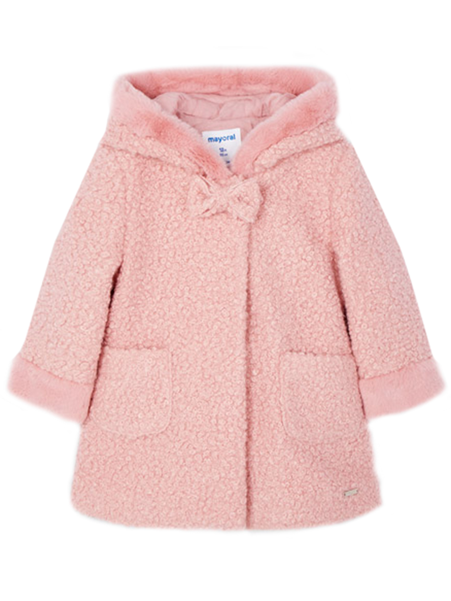 Пальто Mayoral, размер 2 года, цвет розовый 2.435/52 - фото 3