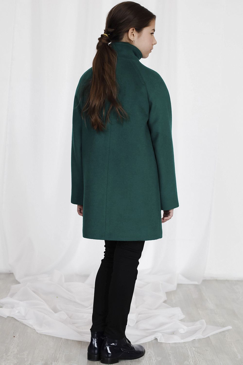 Пальто Mamma Mila, размер 140, цвет зеленый S18-C - фото 7