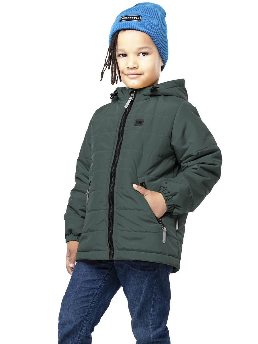 Куртка Nikastyle, размер 4 года, цвет зеленый