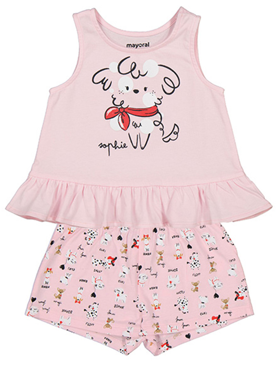 Пижама Mayoral, размер 2 года, цвет розовый 1.770/88 - фото 1