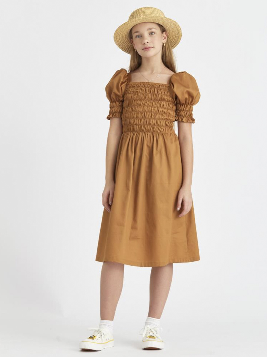 Платье Смена, размер 13, цвет коричневый 42165 - фото 2