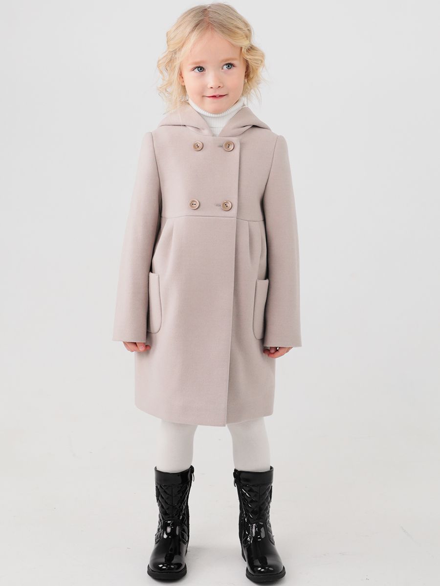 Пальто Mamma Mila, размер 110, цвет бежевый Tb - фото 3