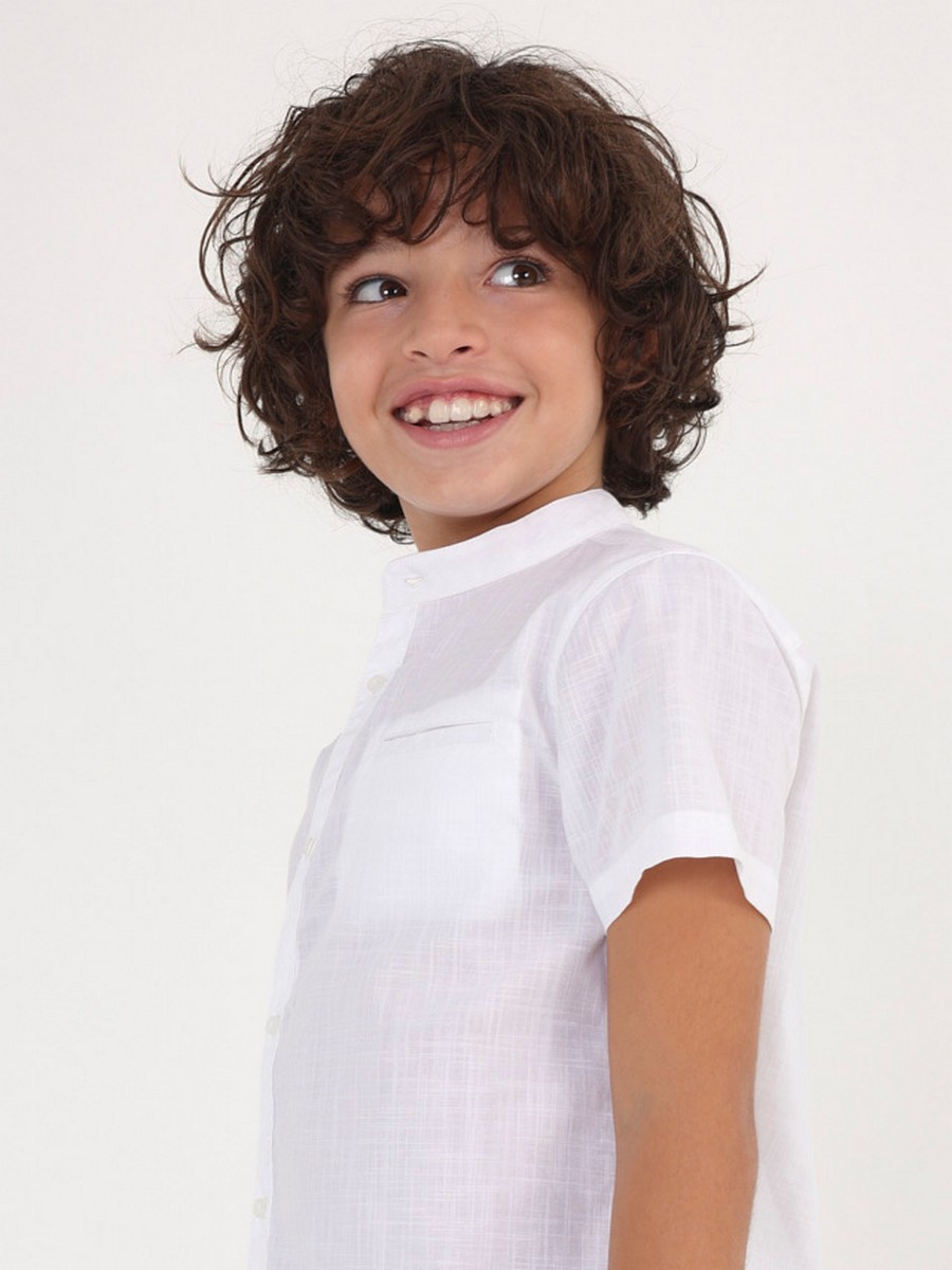 Рубашка Mayoral, размер 172, цвет белый 6.113/72 - фото 3