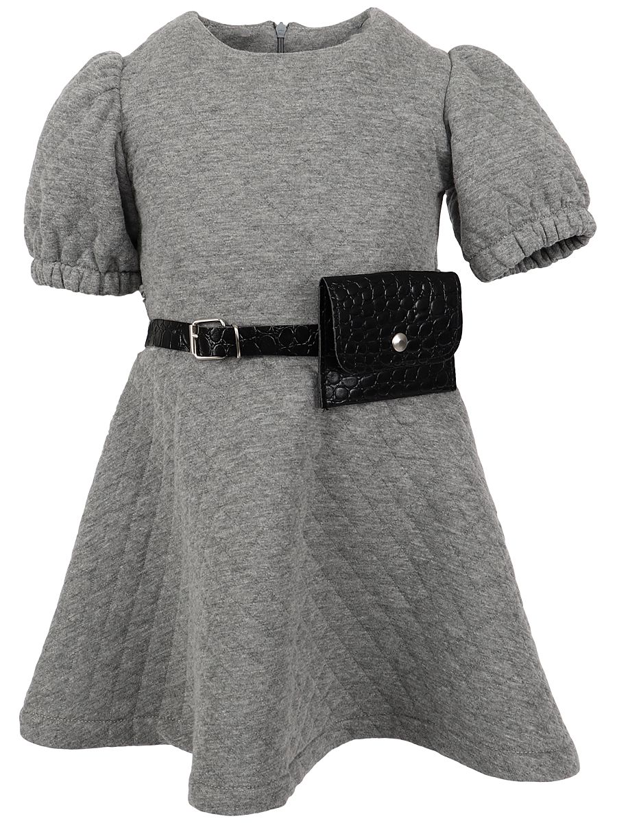 Платье Y-clu', размер 104, цвет серый YB16425 - фото 1