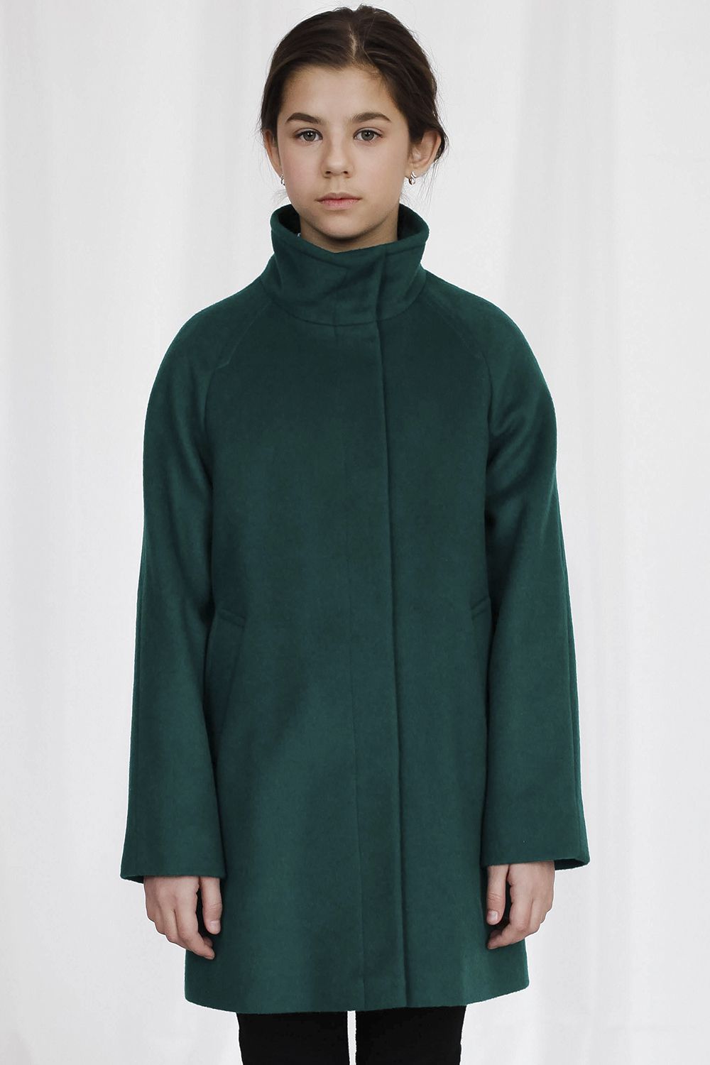 Пальто Mamma Mila, размер 140, цвет зеленый S18-C - фото 5