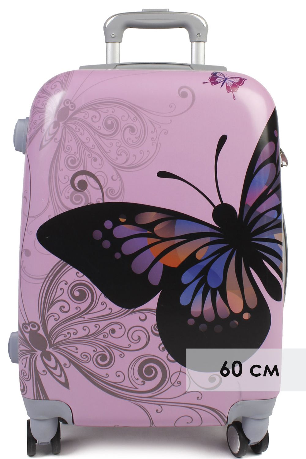 Чемодан Multibrand, размер UNI, цвет фиолетовый CHBS - фото 1