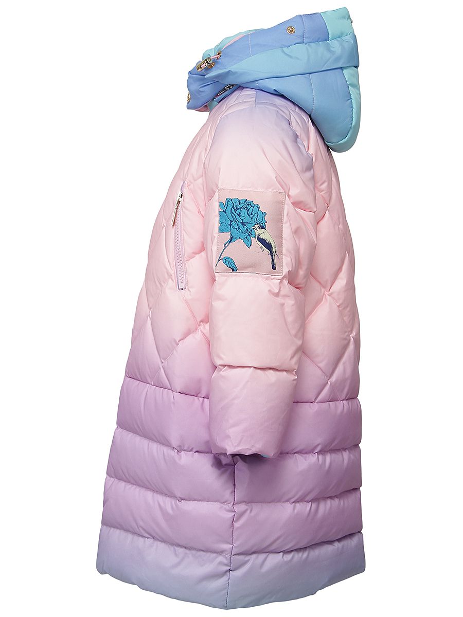 Пальто Laddobbo, размер 110, цвет розовый ADJG32SS21-4530 - фото 4