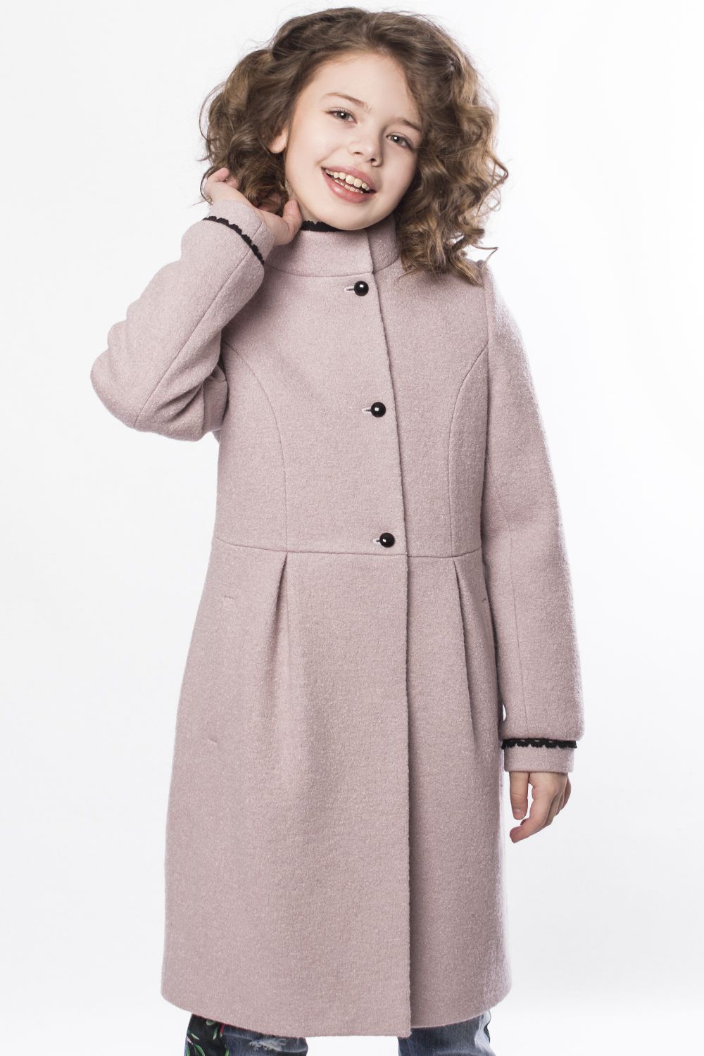 Пальто Mamma Mila, размер 128, цвет розовый S18-E3 - фото 1