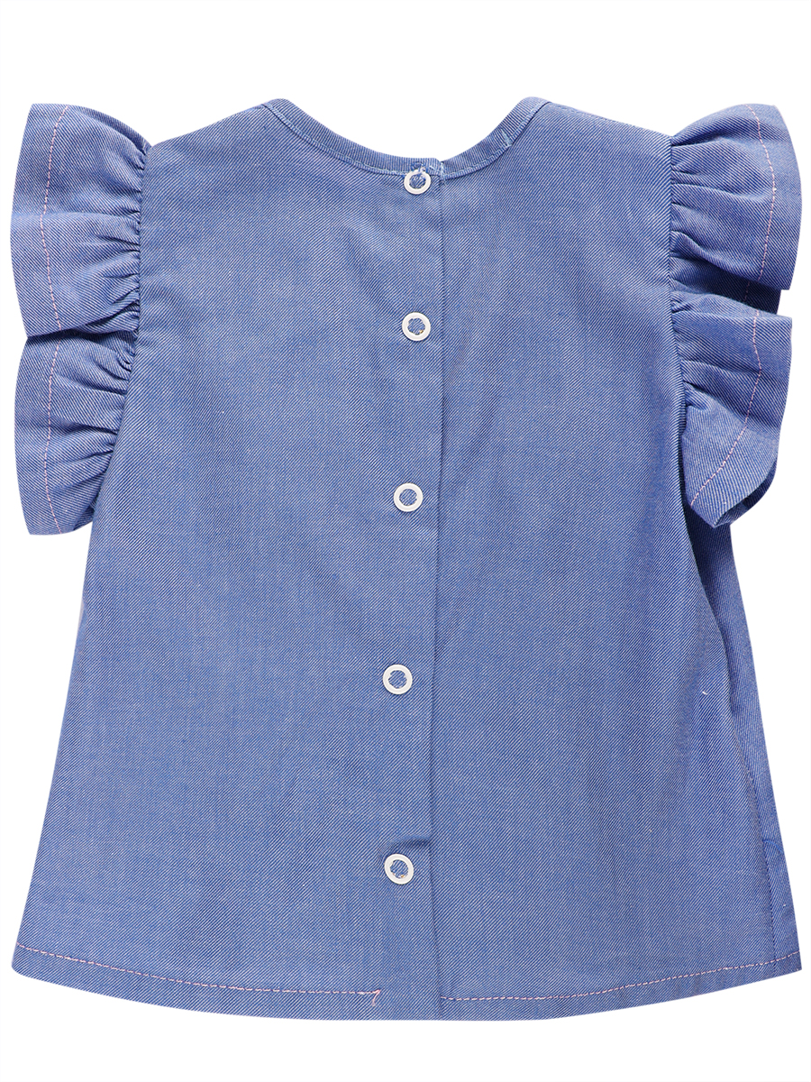 Блузка Y-clu', размер 74, цвет синий YN9850 - фото 3