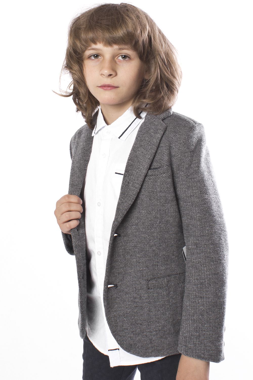 Пиджак Mayoral, размер 152, цвет серый