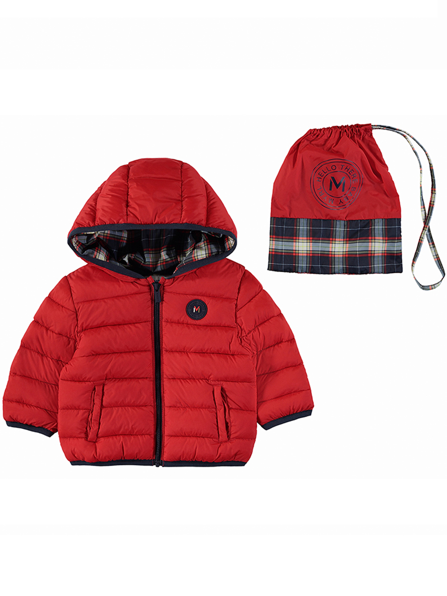 Куртка+чехол Mayoral, размер 98, цвет красный 2.415/70 Куртка+чехол - фото 2
