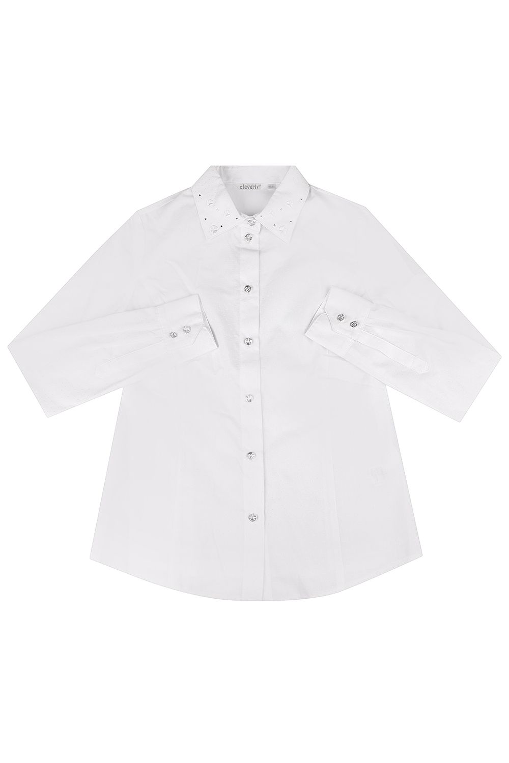 Блуза Cleverly, размер 128, цвет белый S7CB02-0431/0431 - фото 1