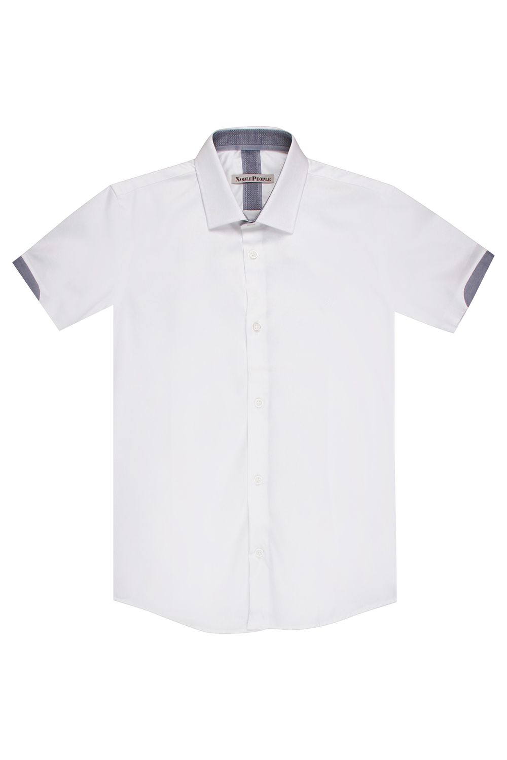 Рубашка Noble People, размер 122, цвет белый 19003-228/1 - фото 2