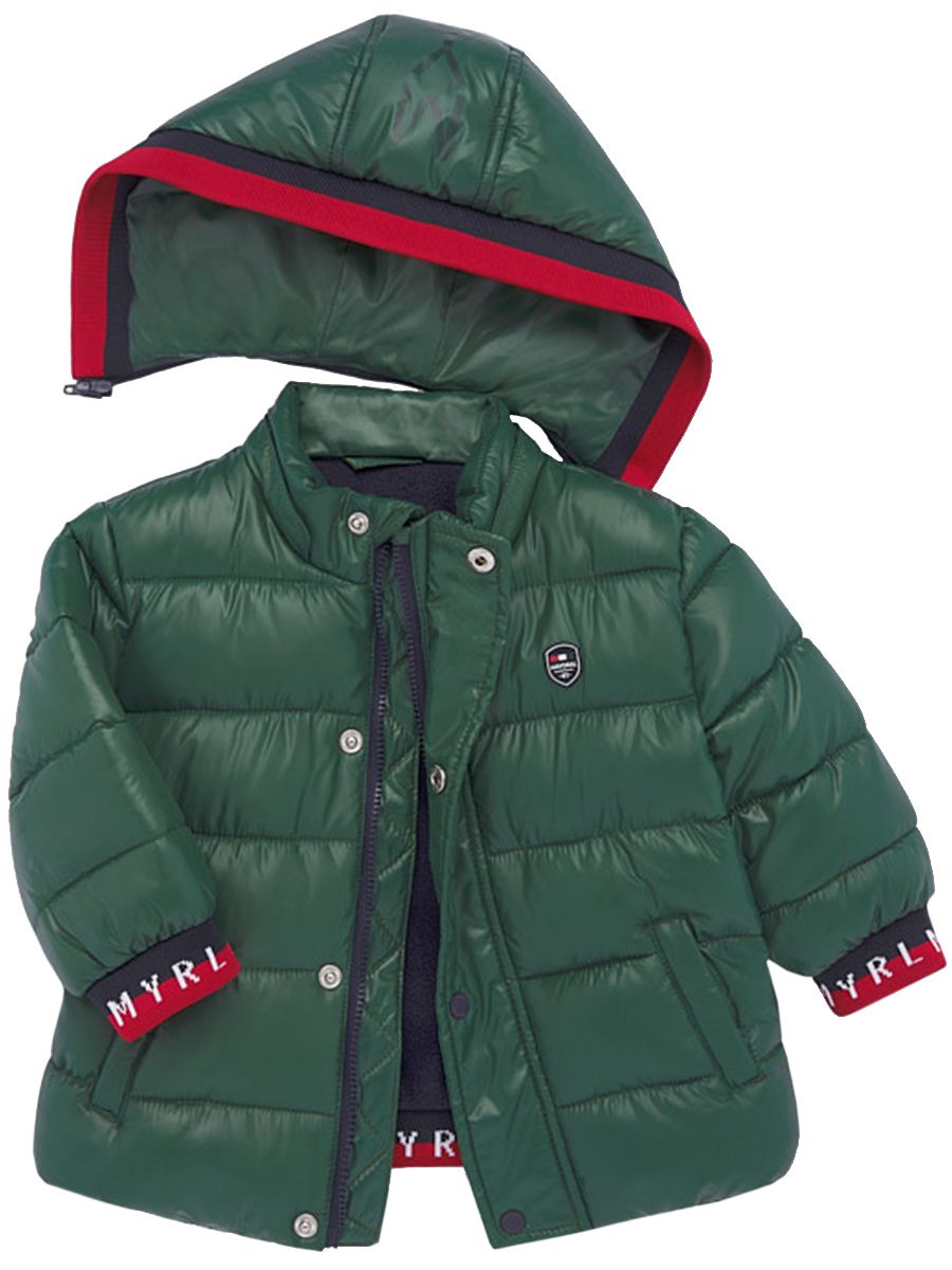 Куртка Mayoral, размер 86, цвет зеленый 2.482/49 - фото 4