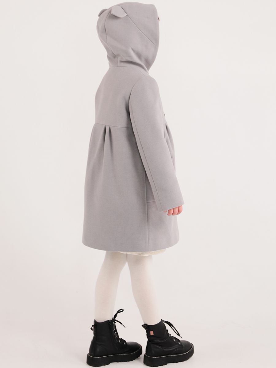 Пальто Mamma Mila, размер 110, цвет серый - фото 4