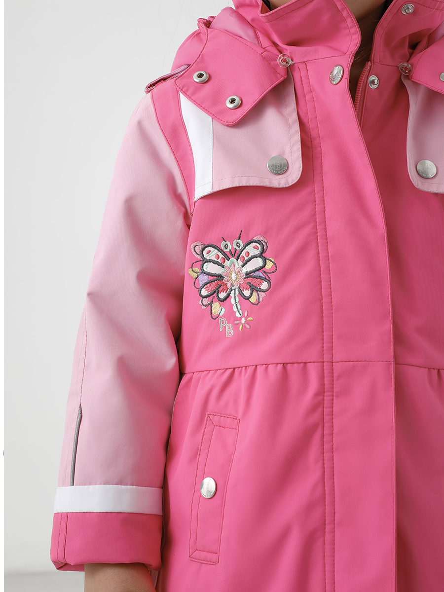 Пальто Poivre Blanc, размер 122, цвет розовый 291458 - фото 6