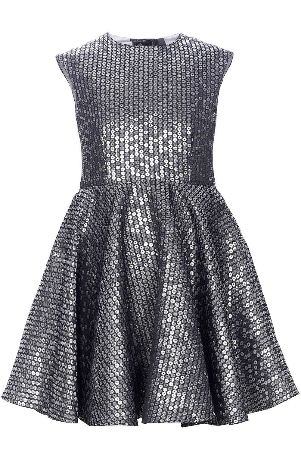 Платье Silver Spoon, размер 116, цвет серый - фото 2