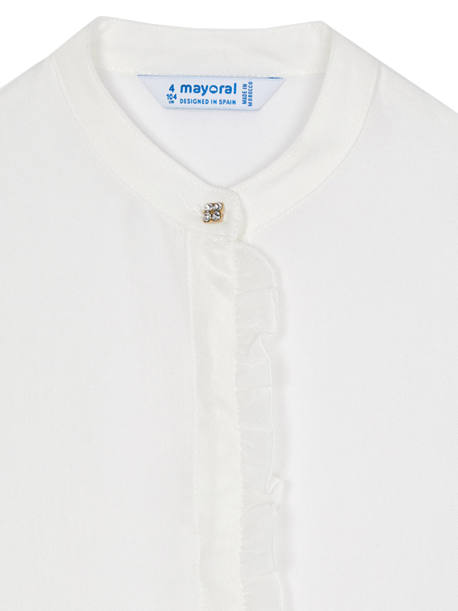 Блуза Mayoral, размер 122, цвет белый 4.171/90 - фото 4