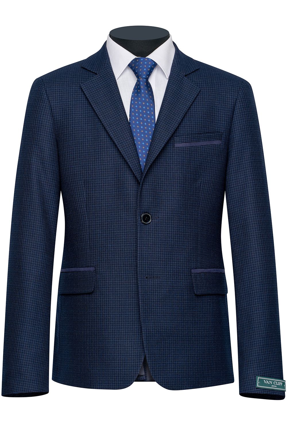 Пиджак Van Cliff, размер 128 (30), цвет синий A99414 - фото 1