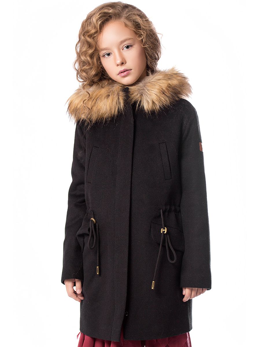 Пальто Mamma Mila, размер 134, цвет черный W18-P - фото 1