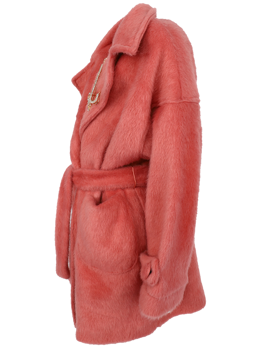Пальто Y-clu', размер 164, цвет розовый Y16238 - фото 3