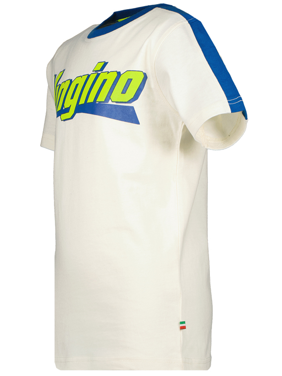 Футболка Vingino, размер 8, цвет белый SS22KBN30003 - фото 3