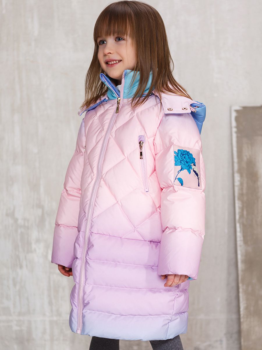 Пальто Laddobbo, размер 110, цвет розовый ADJG32SS21-4530 - фото 1