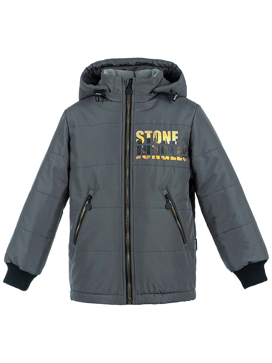 Куртка Nikastyle, размер 104 (56), цвет серый 4м3722 - фото 3